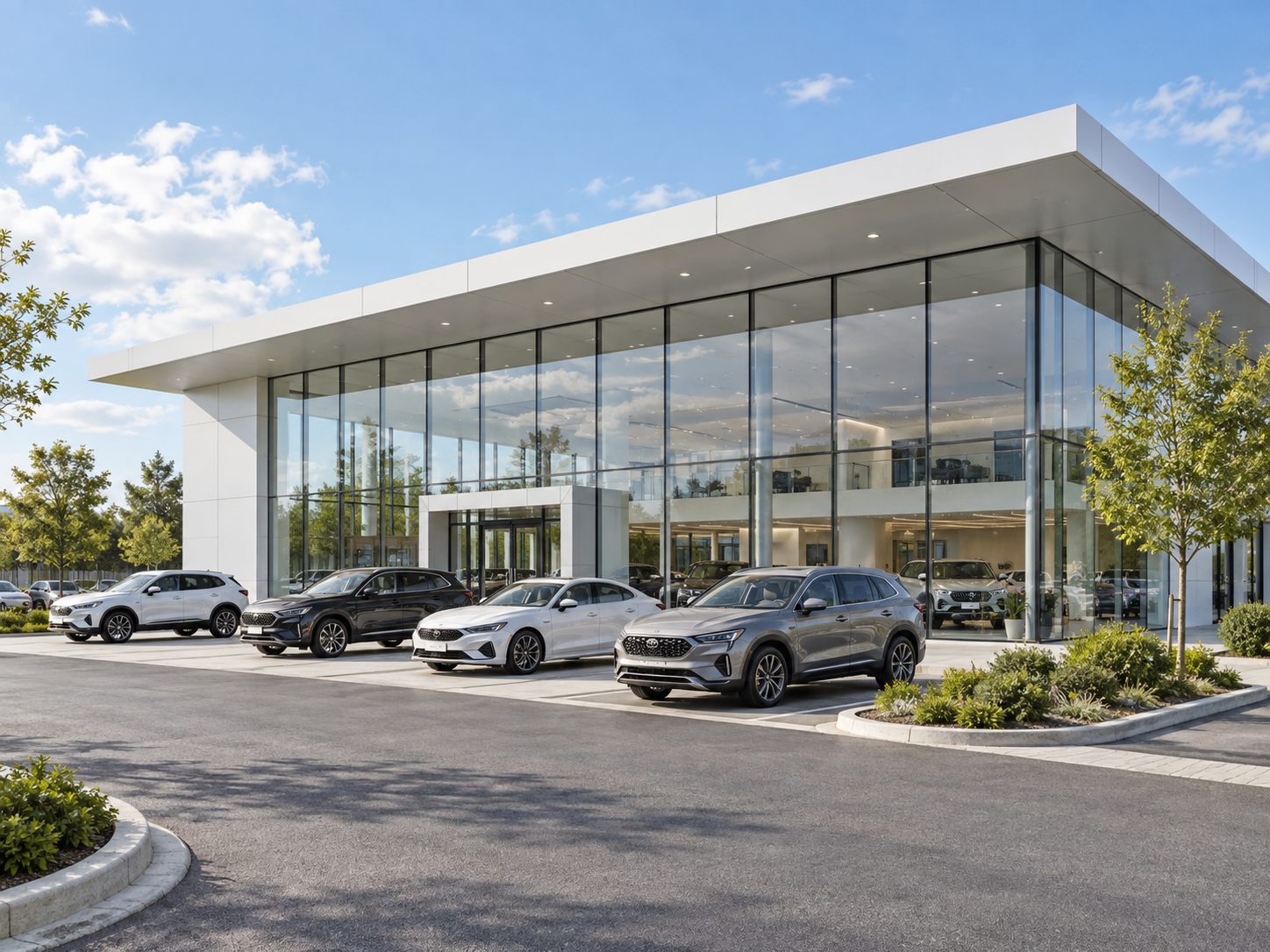 Showroom ô tô hiện đại